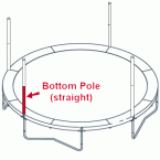 JumpKing Bottom Enclosure Pole (38mm)