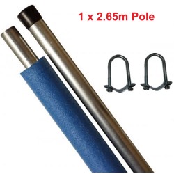 Replacement Trampoline Enclosure Pole 2.65m (28mm wide)