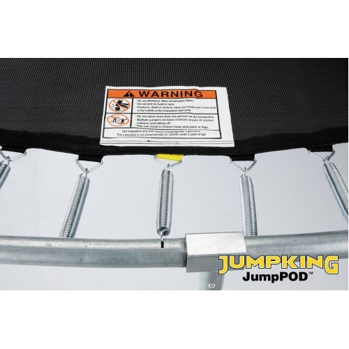 JumpKing 8ft x 11.5ft Oval JumpPod Trampoline 