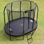 JumpKing 8ft x 11.5ft Oval JumpPod Trampoline 