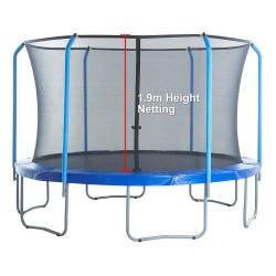 12 ft Trampoline Safety Net - Higher type 1.9m ( for 6 Curved Pole trampoline )