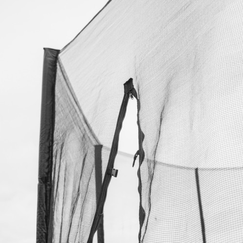 10ft Trampoline Replacement Safety Net - UV Resistant Enclosure Net For 6/8 Pole Round Frame Trampolines