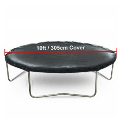 Weatherproof Cover (Black) for 10 ft Trampoline 