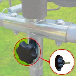 Enclosure Pole Threaded Knob