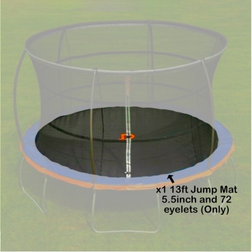 Jump Mat for 13 ft Trampoline Frame with 72 eyelets (for 5.5” springs)  