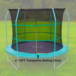 10 ft Trampoline Netting for Tech Sport (inside type for 6 curved poles)