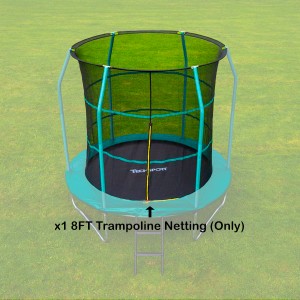 8 ft Trampoline Netting for Tech Sport (inside type for 6 curved poles)